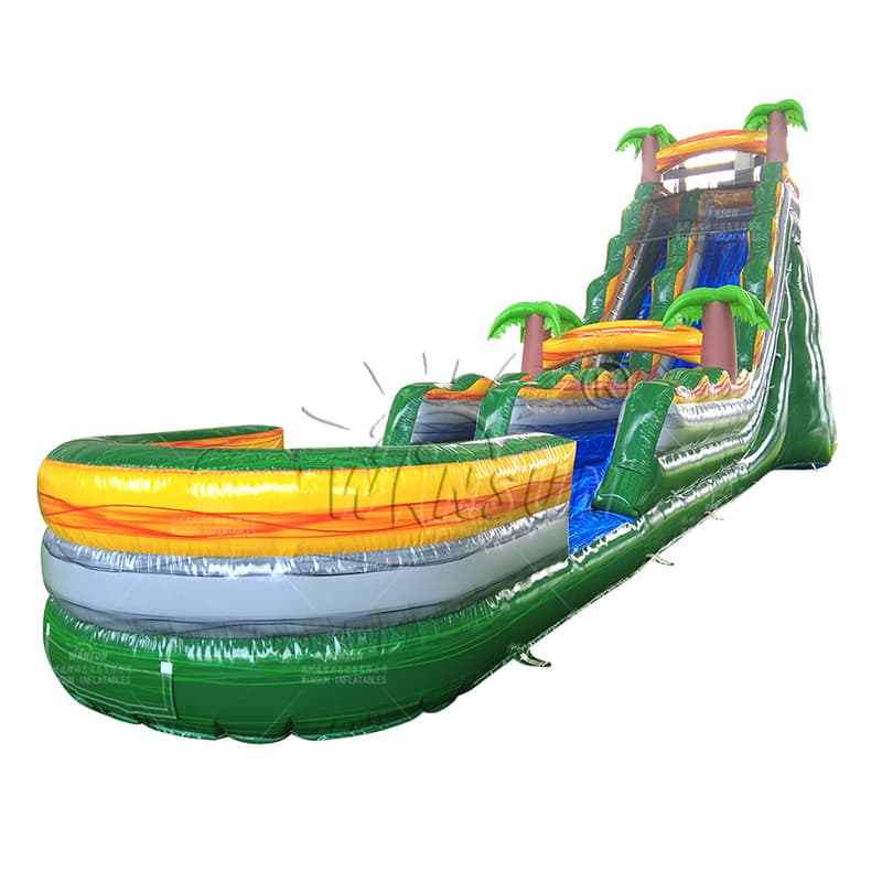 Giant Marble Inflatable Water Slide